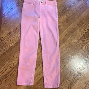 Joe’s light-wash red jeans